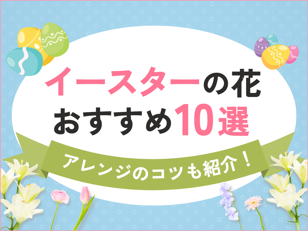 【2026年版】イースターに飾りたい花10選｜飾るタイミングや選び方・アレンジのコツ