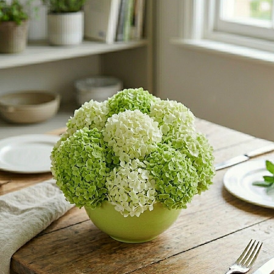 セージ・ライムグリーンを「ドームスタイル」に