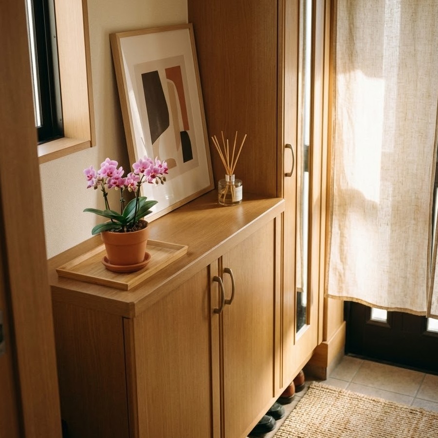 【玄関】風水を意識したカラー選びを