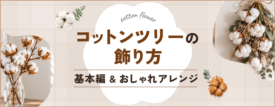 コットンツリーの飾り方