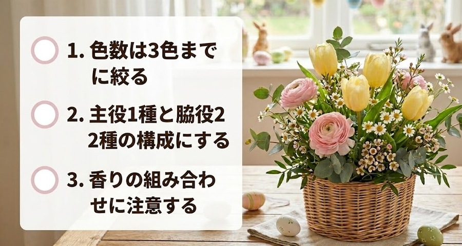 イースターの花選び