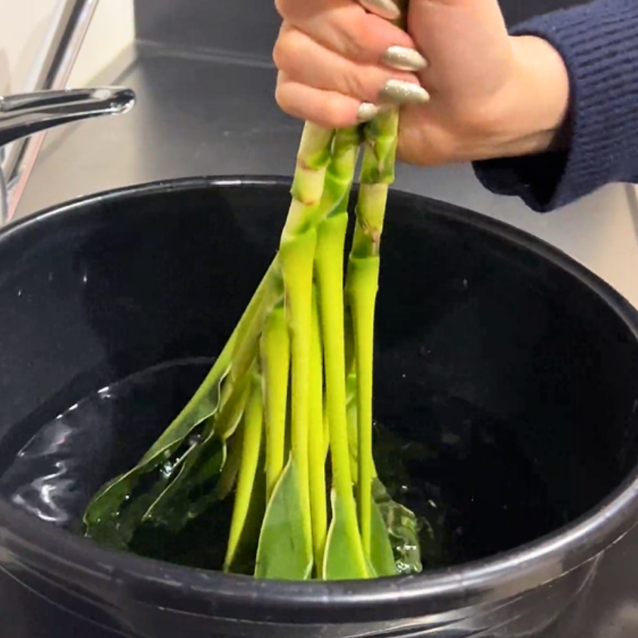 ⑦逆さ水｜花や葉を逆さにして水につける