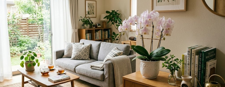 なぜ初心者の「花のある暮らし」に胡蝶蘭が向いているの?