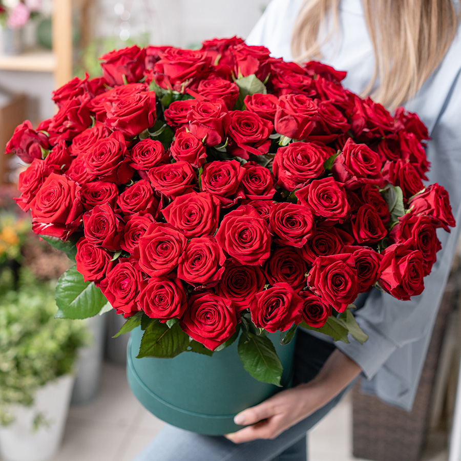 60本のバラの花束