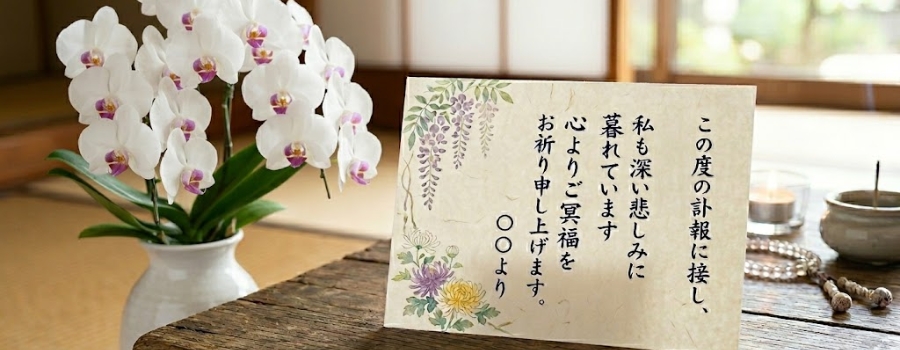 枕花の胡蝶蘭を贈る際のマナー｜タイミング・届け方・メッセージカード