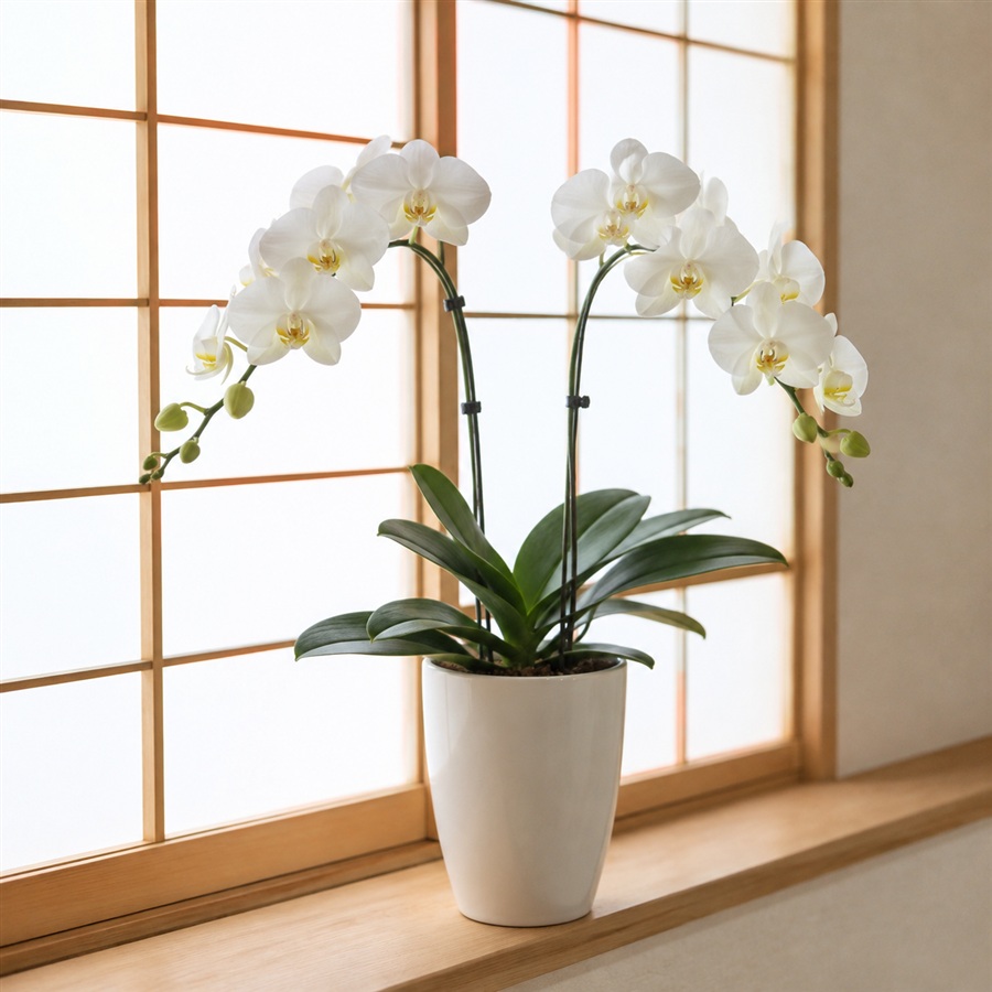 長く供えたい・ご遺族の手間を減らしたいなら｜鉢植えの胡蝶蘭