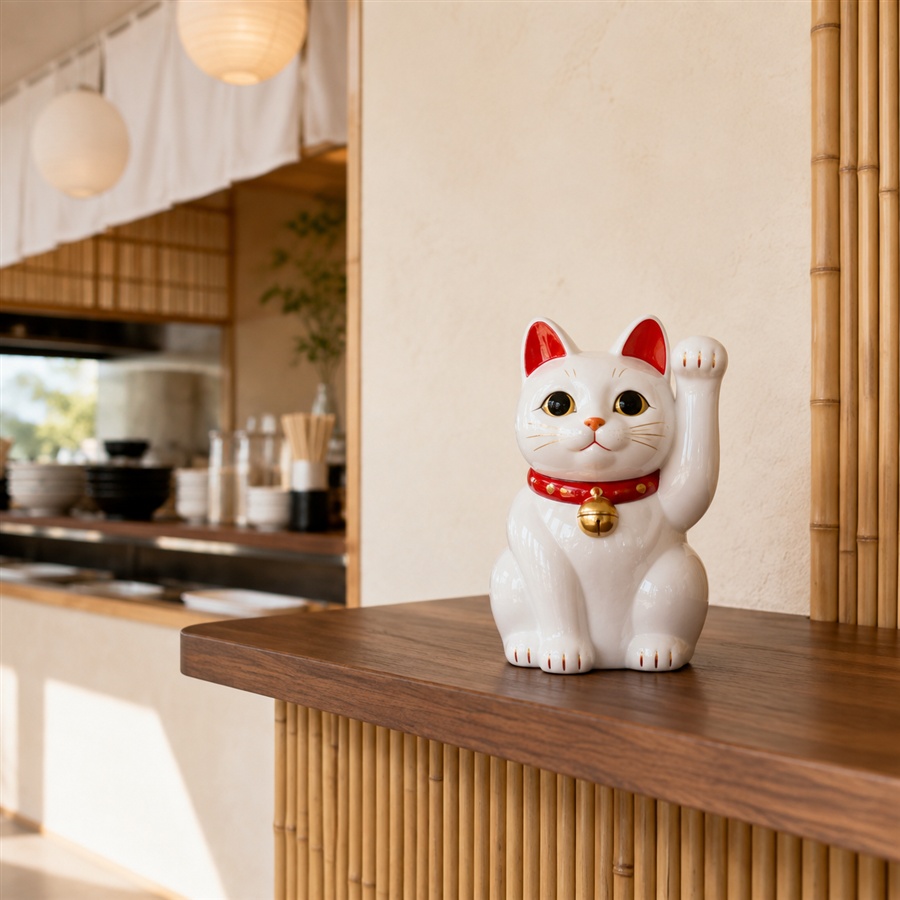 縁起物｜招き猫・だるま・熊手