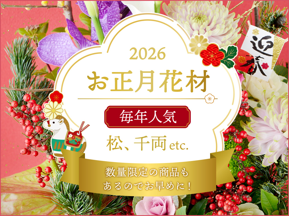 お正月花材特集【2026年】